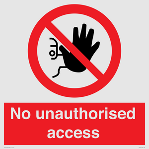 No unauthorised access